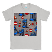 Moon Dust scissor lift seamless pattern Classic Tee - BundleAndBundleShop