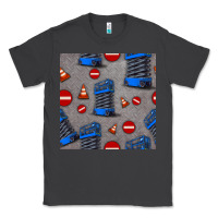 Smoke scissor lift seamless pattern Classic Tee - BundleAndBundleShop