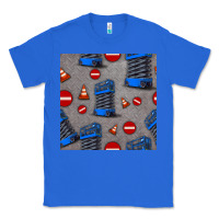 True Royal scissor lift seamless pattern Classic Tee - BundleAndBundleShop