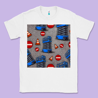 Scissor Lift Seamless Pattern Classic Tee Designed By Bundleandbundleshop