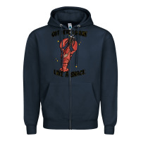 Navy out here lookin like a snack boujee Zipper Hoodie - MaliasSmallBusiness