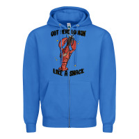 True Royal out here lookin like a snack boujee Zipper Hoodie - MaliasSmallBusiness
