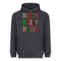 Smoke Merry Merry Merry Christmas Heavyweight Hoodie - BundleAndBundleShop