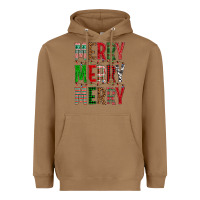 Toasted Coconut Merry Merry Merry Christmas Heavyweight Hoodie - BundleAndBundleShop