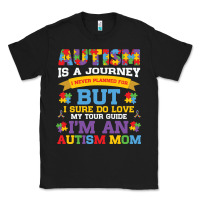 Black lil autism mom Classic Tee - CowhideDigitalArt