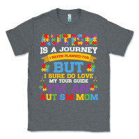 Charcoal Heather lil autism mom Classic Tee - CowhideDigitalArt