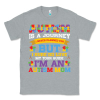 Heather Grey lil autism mom Classic Tee - CowhideDigitalArt