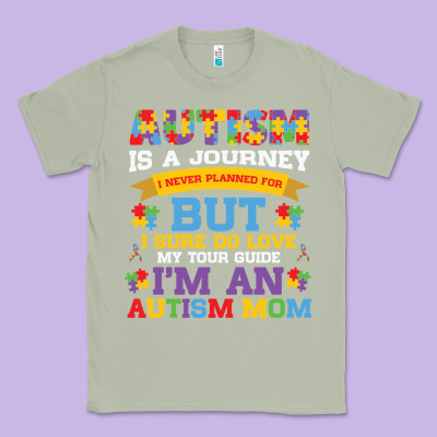 Lil Autism Mom Classic Tee Designed By Cowhidedigitalart