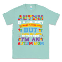 Seafoam lil autism mom Classic Tee - CowhideDigitalArt