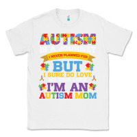White lil autism mom Classic Tee - CowhideDigitalArt