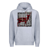 Heather Grey Christmas Deer Premium Hoodie - Bettercallsaul