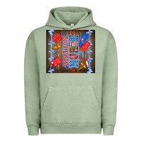 Pigment Oil Green American nurse Urban Hoodie - TumblerDesignByShophia