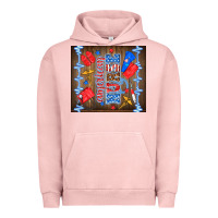 Pigment Salmon American nurse Urban Hoodie - TumblerDesignByShophia