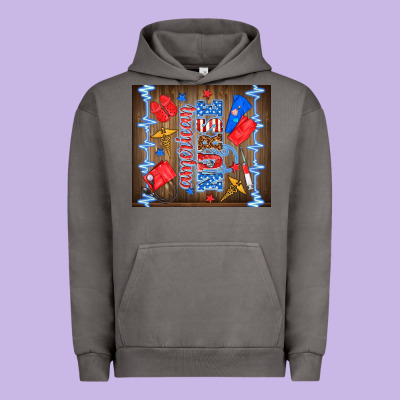 American Nurse Urban Hoodie Designed By Tumblerdesignbyshophia