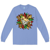 Colony Blue christmas baby jesus sunflower Long Sleeve Tee - Jasminsmagicworld