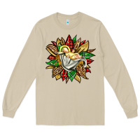 Mushroom christmas baby jesus sunflower Long Sleeve Tee - Jasminsmagicworld