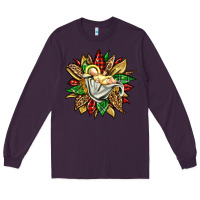 Plum christmas baby jesus sunflower Long Sleeve Tee - Jasminsmagicworld