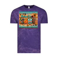 Cloud Purple born to camp Vintage Tee - JahusDesignShop