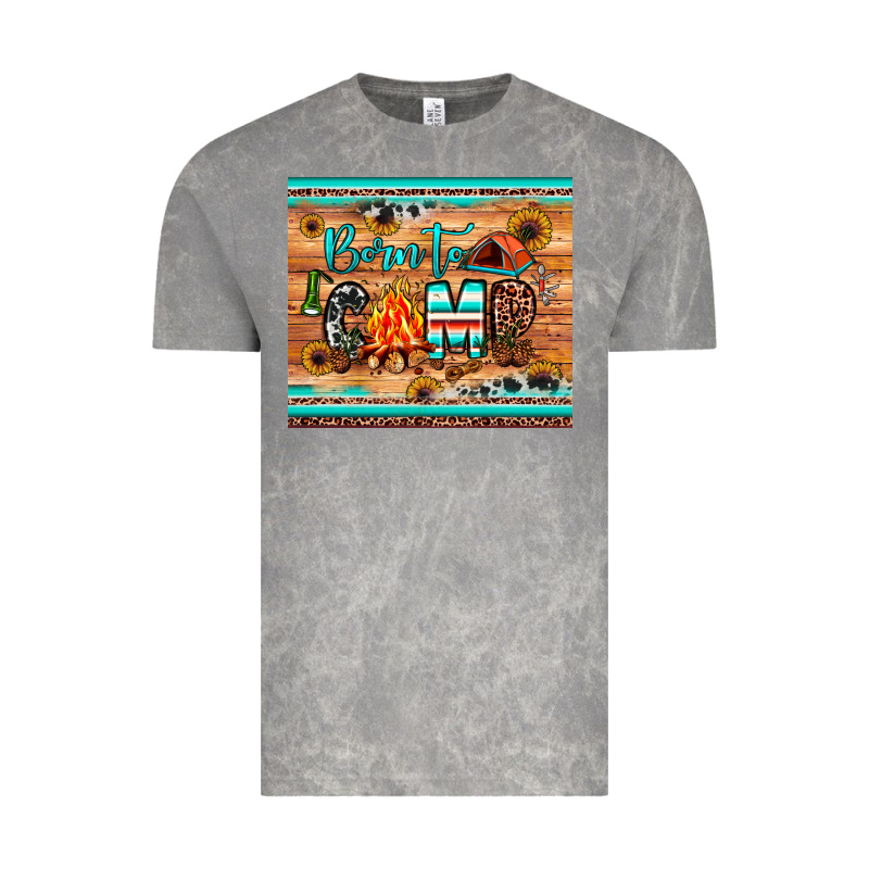 Born To Camp Vintage Tee by JahusDesignShop | Teevron