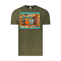 Vintage Olive born to camp Vintage Tee - JahusDesignShop
