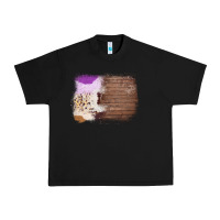 Black Wood Cowhide Pattern Urban Heavy Tee - Bettercallsaul