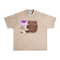 French Oak Wood Cowhide Pattern Urban Heavy Tee - Bettercallsaul
