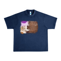 Navy Wood Cowhide Pattern Urban Heavy Tee - Bettercallsaul