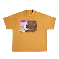 Peanut Butter Wood Cowhide Pattern Urban Heavy Tee - Bettercallsaul