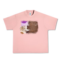 Salmon Wood Cowhide Pattern Urban Heavy Tee - Bettercallsaul