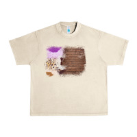 Sandshell Wood Cowhide Pattern Urban Heavy Tee - Bettercallsaul