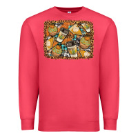 Cardinal autumn distressed background Premium Sweatshirt - BundleAndBundleShop