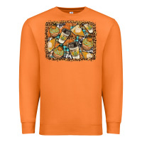 Carrot autumn distressed background Premium Sweatshirt - BundleAndBundleShop