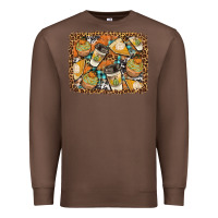 Chestnut autumn distressed background Premium Sweatshirt - BundleAndBundleShop