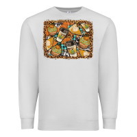 Dove Grey autumn distressed background Premium Sweatshirt - BundleAndBundleShop