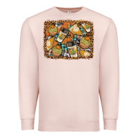 Pale Pink autumn distressed background Premium Sweatshirt - BundleAndBundleShop