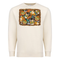 Sandshell autumn distressed background Premium Sweatshirt - BundleAndBundleShop