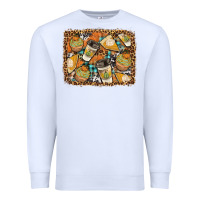 White autumn distressed background Premium Sweatshirt - BundleAndBundleShop