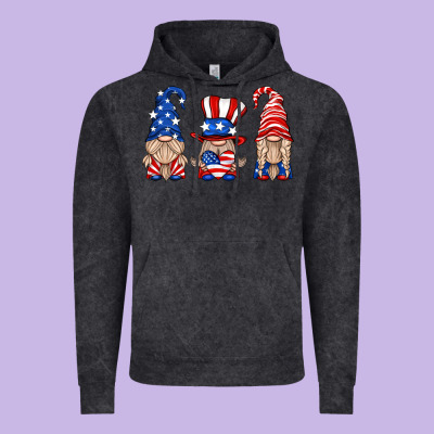 Usa Gnome Vintage Hoodie Designed By Hra Design Shop