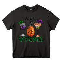 Asphalt Drink Up Witches Halloween Heavy Core Tee - RanaPortraitStore