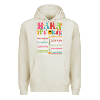 Oatmeal Heather mama its okay Premium Hoodie - JahusDesignShop