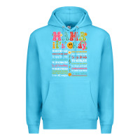 Ocean Blue mama its okay Premium Hoodie - JahusDesignShop