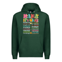 Sports Green mama its okay Premium Hoodie - JahusDesignShop