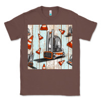 Chestnut forklift seamless pattern Classic Tee - BundleAndBundleShop