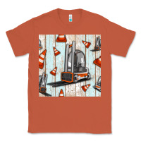 Copper forklift seamless pattern Classic Tee - BundleAndBundleShop