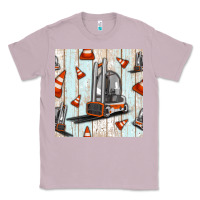Lilac forklift seamless pattern Classic Tee - BundleAndBundleShop
