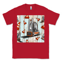 Red forklift seamless pattern Classic Tee - BundleAndBundleShop