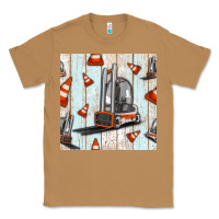 Toasted Coconut forklift seamless pattern Classic Tee - BundleAndBundleShop