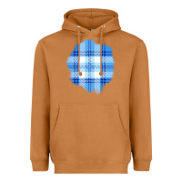 Meerkat Winter Tartan Patch Heavyweight Hoodie - BundleAndBundleShop