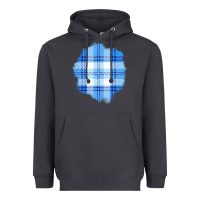 Smoke Winter Tartan Patch Heavyweight Hoodie - BundleAndBundleShop
