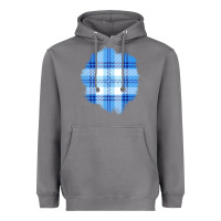 Storm Winter Tartan Patch Heavyweight Hoodie - BundleAndBundleShop